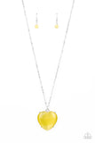 Paparazzi Warmhearted Glow - Yellow - Veronica's Jewelry Paradise, LLC