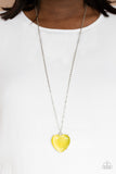 Paparazzi Warmhearted Glow - Yellow - Veronica's Jewelry Paradise, LLC