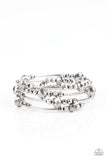 Paparazzi Showy Shimmer - Silver - Veronica's Jewelry Paradise, LLC
