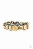 Paparazzi Extra Exposure - Brass - Veronica's Jewelry Paradise, LLC