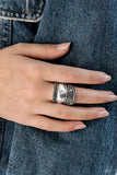 Paparazzi Texture Tantrum - Silver - Veronica's Jewelry Paradise, LLC