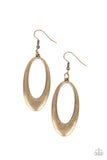 Paparazzi OVAL The Hill - Brass