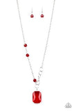 Paparazzi Never a Dull Moment - Red - Veronica's Jewelry Paradise, LLC