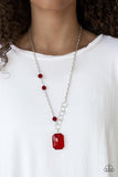 Paparazzi Never a Dull Moment - Red - Veronica's Jewelry Paradise, LLC