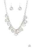Paparazzi Spot On Sparkle - White - Veronica's Jewelry Paradise, LLC