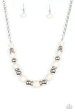 Paparazzi The Ruling Class - White Crackle Stone - Veronica's Jewelry Paradise, LLC