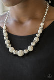 Paparazzi The Ruling Class - White Crackle Stone - Veronica's Jewelry Paradise, LLC