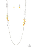 Paparazzi Flirty Foxtrot - Yellow - Veronica's Jewelry Paradise, LLC