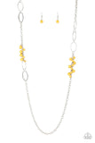 Paparazzi Flirty Foxtrot - Yellow - Veronica's Jewelry Paradise, LLC