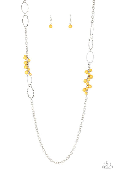 Paparazzi Flirty Foxtrot - Yellow - Veronica's Jewelry Paradise, LLC