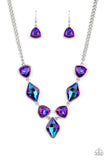 Paparazzi DEC LOP Glittering Geometrics- Purple