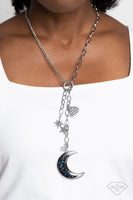 Paparazzi Once in a Blue Moon - Multi Necklace