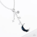 Paparazzi Once in a Blue Moon - Multi Necklace