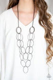 Paparazzi Move On OVAL! - Black - Veronica's Jewelry Paradise, LLC