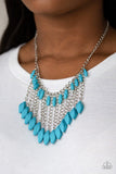 Paparazzi Venturous Vibes - Blue - Veronica's Jewelry Paradise, LLC