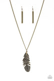Paparazzi Free Bird - Brass - Veronica's Jewelry Paradise, LLC