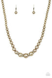 Paparazzi Party Pearls - Brass - Veronica's Jewelry Paradise, LLC