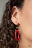 Paparazzi Turn Up The Heat - Red - Veronica's Jewelry Paradise, LLC