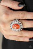 Paparazzi BAROQUE The Spell - Orange - Veronica's Jewelry Paradise, LLC