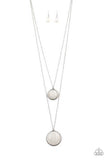 Paparazzi Desert Medallions - White - Veronica's Jewelry Paradise, LLC