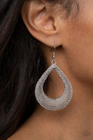 Paparazzi A Hot MESH - Silver - Veronica's Jewelry Paradise, LLC