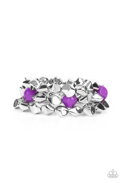 Paparazzi A Perfect TENACIOUS - Purple - Veronica's Jewelry Paradise, LLC