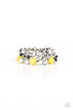 Paparazzi A Perfect TENACIOUS - Yellow - Veronica's Jewelry Paradise, LLC