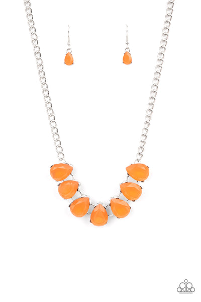 Paparazzi Above The Clouds - Orange - Veronica's Jewelry Paradise, LLC