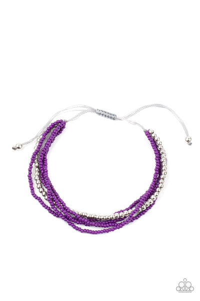 Paparazzi All Beaded Up - Purple - Veronica's Jewelry Paradise, LLC