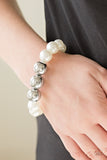 Paparazzi All Dressed UPTOWN - White - Veronica's Jewelry Paradise, LLC