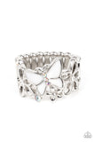Paparazzi CYBER MONDAY All FLUTTERED Up - White