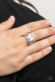 Paparazzi CYBER MONDAY All FLUTTERED Up - White