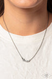 Paparazzi Black Diamond All My Love - Black Dainty Necklace