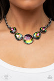 Paparazzi All The Worlds My Stage - Multi OilSpill Necklace