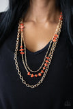 Paparazzi Artisanal Abundance - Orange - Veronica's Jewelry Paradise, LLC