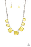 Paparazzi Aura Allure - Yellow - Veronica's Jewelry Paradise, LLC