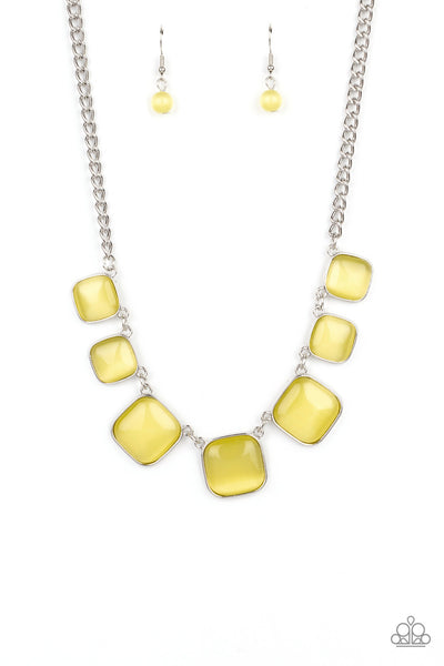 Paparazzi Aura Allure - Yellow - Veronica's Jewelry Paradise, LLC