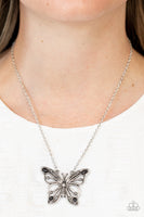 Paparazzi Badlands Butterfly - Black Necklace