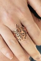 Paparazzi Banded Butterflies - Copper - Veronica's Jewelry Paradise, LLC