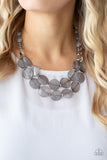 Paparazzi Beach Day Demure - Silver - Veronica's Jewelry Paradise, LLC