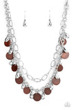 Paparazzi Beachfront Fabulous - Brown - Veronica's Jewelry Paradise, LLC
