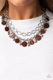 Paparazzi Beachfront Fabulous - Brown - Veronica's Jewelry Paradise, LLC