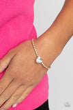Paparazzi Bedazzled Beauty - Gold Heart Bracelet