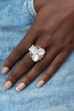 Paparazzi Bewitched Blossoms - White - Veronica's Jewelry Paradise, LLC
