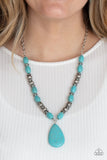 Paparazzi Blazing Saddles - Blue - Veronica's Jewelry Paradise, LLC