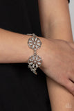 Paparazzi Blooming Bling - White - Veronica's Jewelry Paradise, LLC