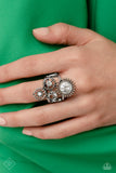 Paparazzi FF APR Blowing Off STEAMPUNK - White