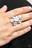 Paparazzi Boastful Blooms - White