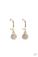 Paparazzi Bodacious Ballroom - Gold dainty Hoops