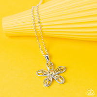 Paparazzi Botanical Ballad - Yellow Petals Necklace